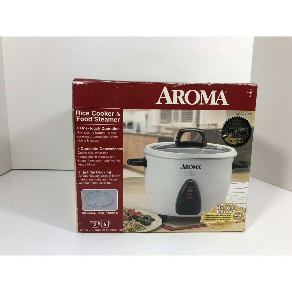 Aroma Rice Cooker & Food Steamer NIB